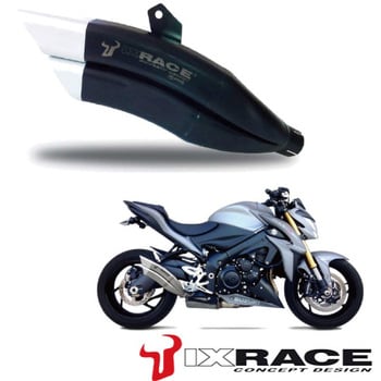 IX-QS8399B IXRACE SUZUKI GSX 1000 S 2015 SLIP ON Z7B ツインアップ