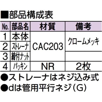 D-5 65 巣付排水目皿(挟み込型) 1個 アウス 【通販サイトMonotaRO】