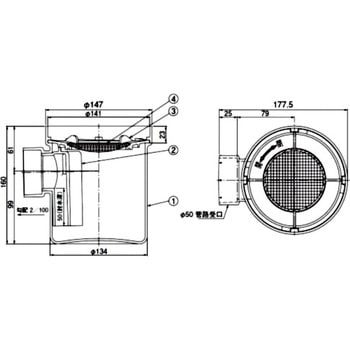 温水器用トラップ(耐熱樹脂) アウス