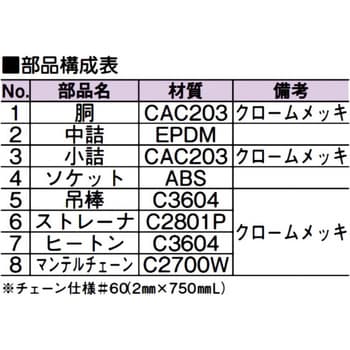 D-9VRW-PU 100 親子共栓・ゴム詰(VP・VU兼用) 1個 アウス 【通販サイト