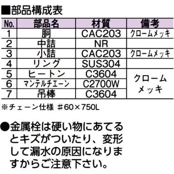 D-SNAR 40 親子風呂共栓・ゴム詰(内ネジ) 1個 アウス 【通販サイト