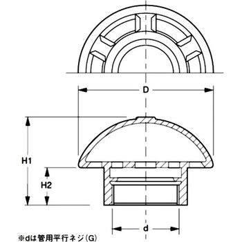 D-110A 100 露出型ベントキャップ・アルミ製 1個 アウス 【通販サイト