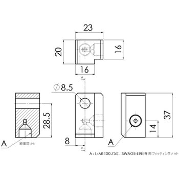 2WAYブロック SWAGE-LINE