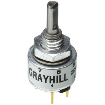 Commutateur Rotatif Grayhill Série 26 – Référence 26ASD22-01-1-AJS, Neuf