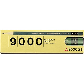 事務用スタンダード鉛筆 9000 uni(三菱鉛筆)