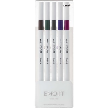 水性サインペン EMOTT(エモット)セット uni(三菱鉛筆)