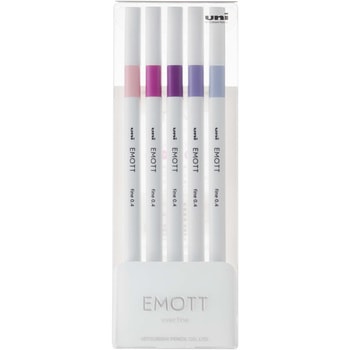 水性サインペン EMOTT(エモット)セット uni(三菱鉛筆)