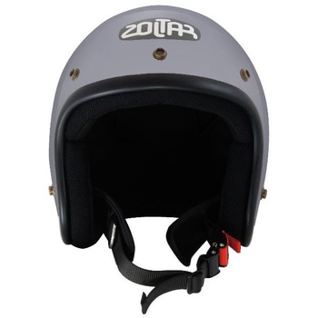 ゾルター(ZOLTAR):ZOLTAR ヘルメット PythonJet2 SOLID WHITE-BLACK #M(57-58cm) PJ0018⁄M ジェットヘルメット PythonJet SOLID(パイソンジェット) 1個