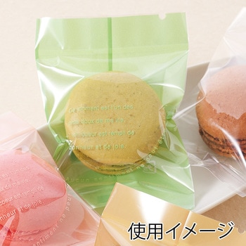クッキー・マカロン用袋 仏語柄 合掌貼り 福重