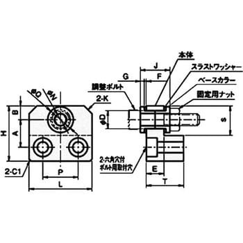 BLC10D20Z セットベース(押し引きタイプ) LC 1個 岩田製作所 【通販