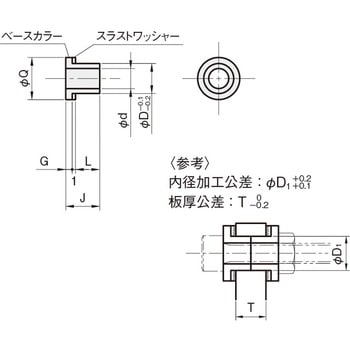 セットベース用ベースカラー 岩田製作所