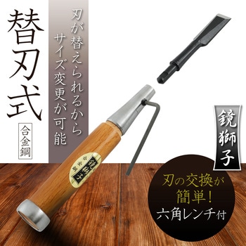 鏡獅子 替刃式追入のみ合金鋼 BIGMAN