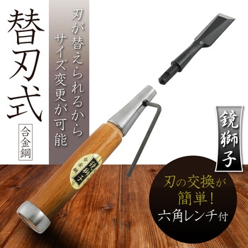 鏡獅子 替刃式追入のみ合金鋼 BIGMAN