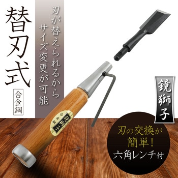 鏡獅子 替刃式追入のみ合金鋼 BIGMAN