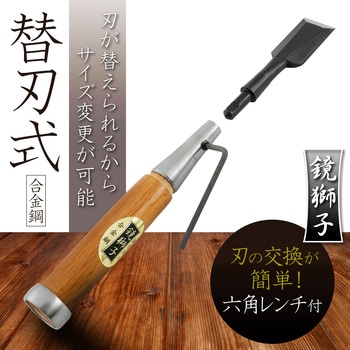 鏡獅子 替刃式追入のみ合金鋼 BIGMAN