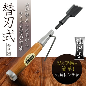 鏡獅子 替刃式追入のみ合金鋼 BIGMAN