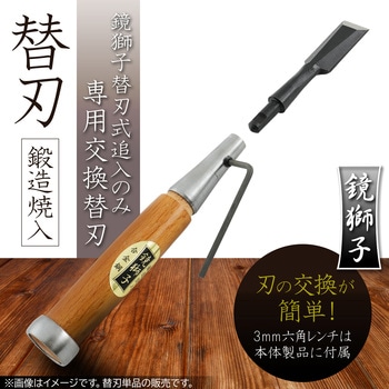 鏡獅子 替刃式追入のみ合金鋼 替刃 BIGMAN