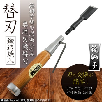 鏡獅子 替刃式追入のみ合金鋼 替刃 BIGMAN