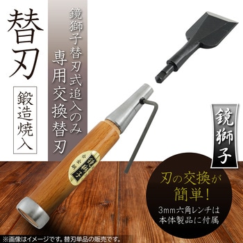鏡獅子 替刃式追入のみ合金鋼 替刃 BIGMAN