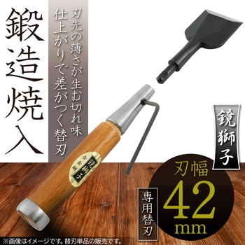 鏡獅子 替刃式追入のみ合金鋼 替刃 BIGMAN
