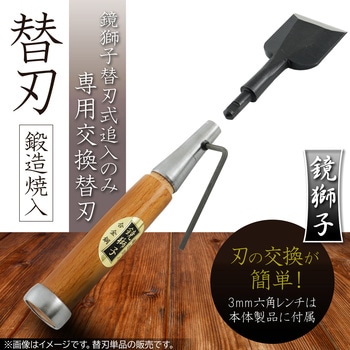鏡獅子 替刃式追入のみ合金鋼 替刃 BIGMAN