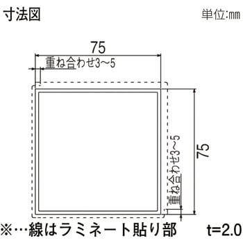 柱材 75角柱 YKK AP