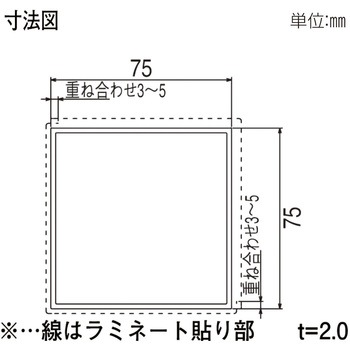 柱材 75角柱 YKK AP
