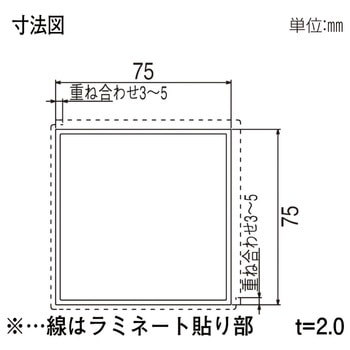 柱材 75角柱 YKK AP
