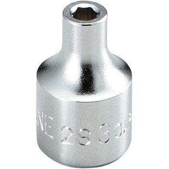 ソケット(6角タイプ) 差込角6．35mm TONE トネ (前田金属工業)