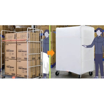 荷崩れ防止カバー ラップレス ミドリ安全