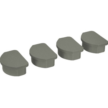 プラスチック棚用 コーナーキャップ4個セット TRUSCO