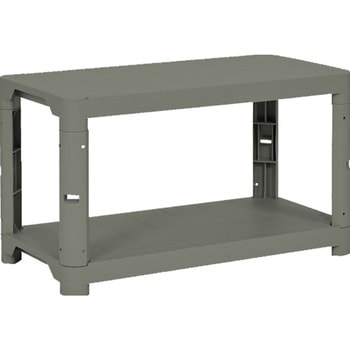 プラスチック棚(100kgタイプ) 棚板間隔高さ372mmタイプ TRUSCO