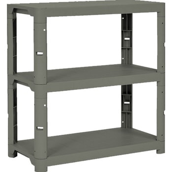 プラスチック棚(100kgタイプ) 棚板間隔高さ372mmタイプ - TRUSCO