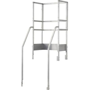 アルミ製作業用踏台用 フルセット手すりセット TRUSCO