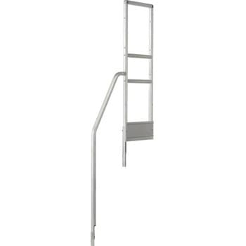 アルミ製作業用踏台用 階段片手すりセット TRUSCO