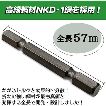 40V対応 ビット差替式パワーソケット用替ビット ベストツール