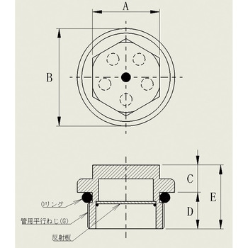 オイルゲージS形 家原ライト工業