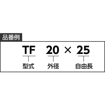 強力ばね重荷重 TH 外径18mm 東京発条製作所