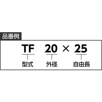 強力ばね中荷重 TM 外径40mm 東京発条製作所