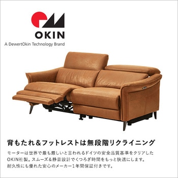 2人掛け レーザーファブリック 電動リクライニングソファ【Julio-フリオ-】 ホームテイスト