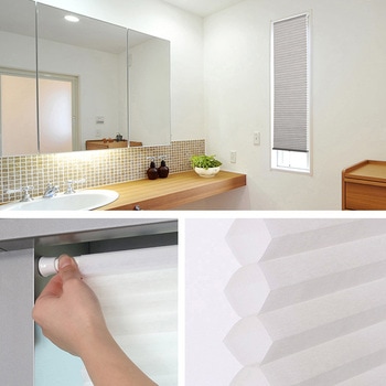 自由に幅詰め可能!フリーカットハニカムブラインド 24×110cm (採光タイプ) ホームテイスト