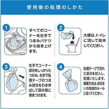 ドクターズ.one ポータブルトイレシート 使い捨てタイプ 日本製 - 第一衛材