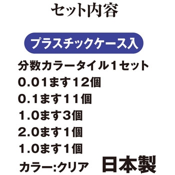 小数・分数水槽セット+分数カラータイルセット 共栄プラスチック
