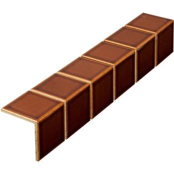 net-et-47k-corner-055 47mm角モザイクタイル裏ネット張り レトロカラー単色コーナー 玉川窯業 46218280