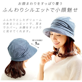 小顔魅せUVキャスケット帽子 アイメディア