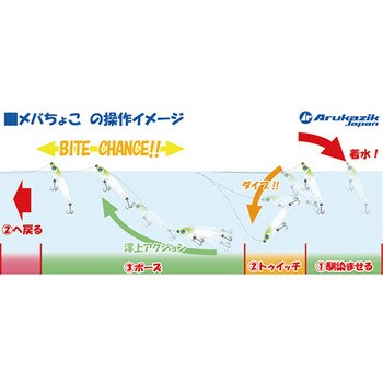 18.ホタルイカ 27411 メバちょこ 1個 Arukazik Japan(アルカジック