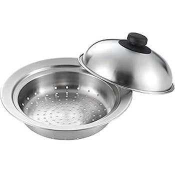 美味彩菜 お鍋にのせて使う蒸しプレート(フタ付) - ヨシカワ