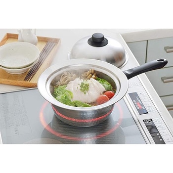 美味彩菜 お鍋にのせて使う蒸しプレート(フタ付) - ヨシカワ