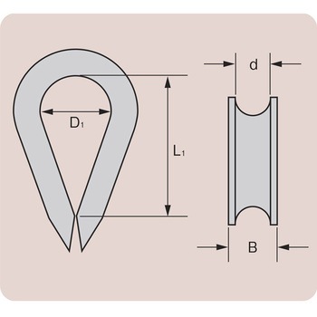 SUS 板シンブル 大洋製器工業