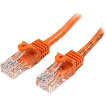 45PAT3MOR カテゴリ5e LANケーブル(Cat5e) RJ45コネクタ(ツメ折れ防止